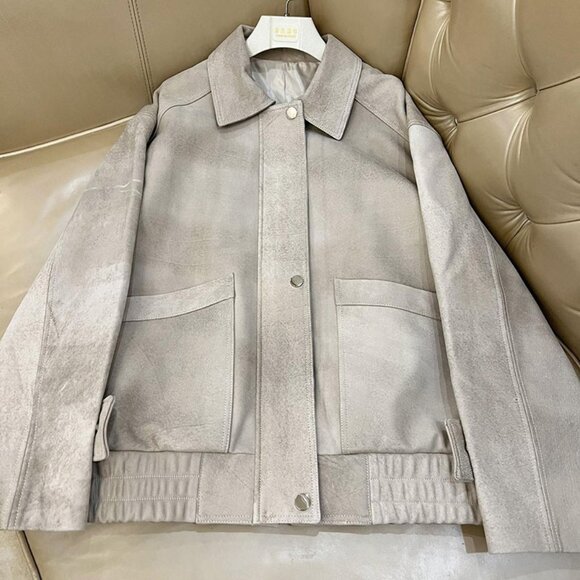 Saint Laurent Tan Jacket - Picture 1 of 8